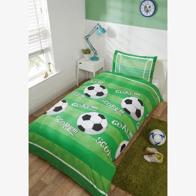 The Range Goal Polycotton Duvet Set With Pillowcase - Multicolor