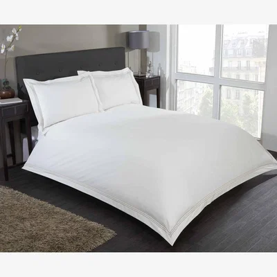 The Range Mayfair Duvet Cover Bedding Set - White