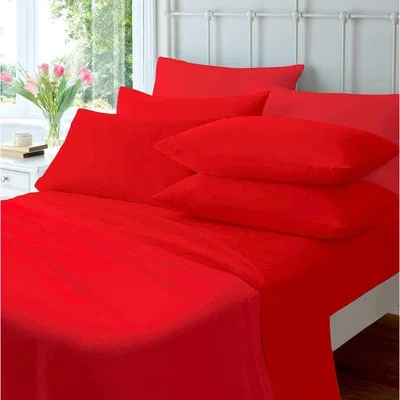 The Range Flannelette Duvet Set - Red / King
