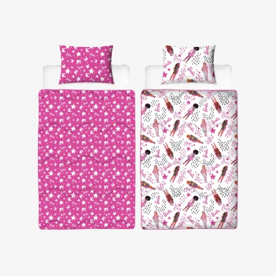 The Range Barbie Stars Reversible Duvet Set - Multicoloured