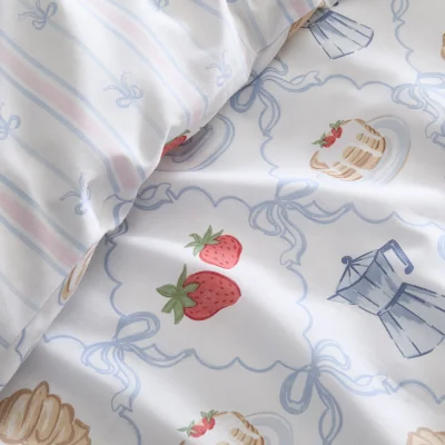 The Range Brunch Club Duvet Set - White / Double