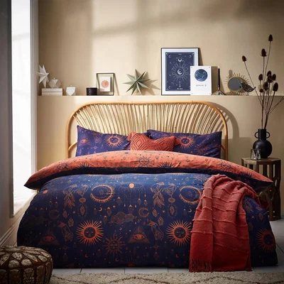 The Range Constellation Celestial Duvet Set - Bronze/Navy / Single