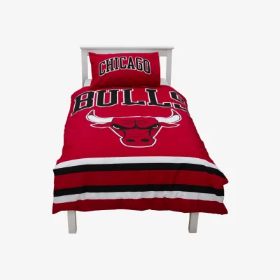 The Range NBA Chicago Bulls Reversible Duvet Set - Black/Red/White