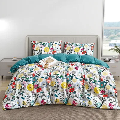 The Range Aria Floral Printed Duvet Set - Multi / King