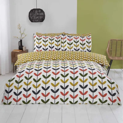 The Range Jules Microfibre Polyester Floral Reversible Duvet Set With Pillowcase - Multi / King