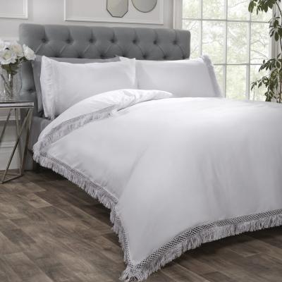 The Range Tia Trellis Duvet Set - White / Double