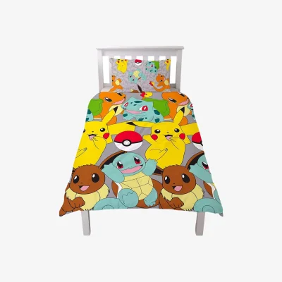 The Range Pokemon Repeat Print Reversible Duvet Set - Multicoloured