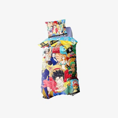 The Range One Piece Straw Hat Crew Luffy Reversible Duvet Set - Multicoloured