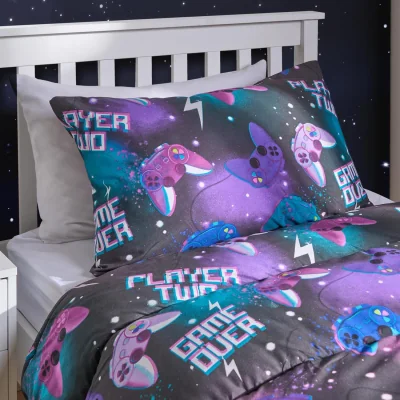The Range OHS Gaming Coverless 10.5 Tog Duvet Set - Neon