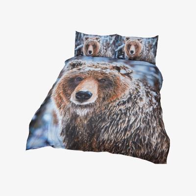 The Range Big Bear Polycotton Duvet Set With Pillowcase - Multicolor / Single