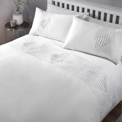 The Range Boston Polycotton Duvet Set With Pillowcase - White / Superking