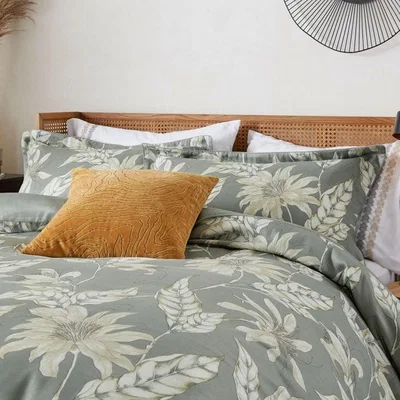 The Rug Seller Ananda Bedding and Pillowcase By Harlequin in Slate Grey