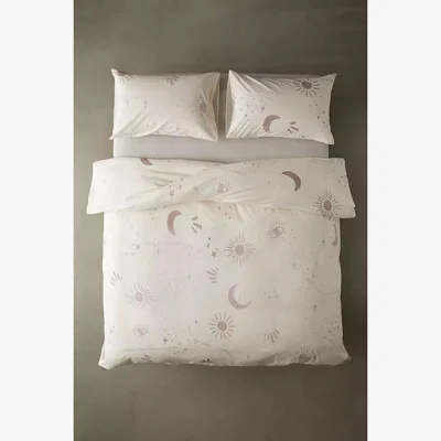 Urban Outfitters Manifesting Duvet Set - White DOUBLE at Urban Outfitters