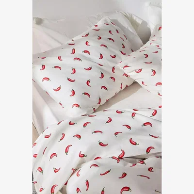 Urban Outfitters Chilli Duvet Set - White Double at Urban Outfitters