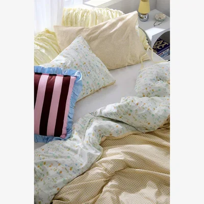 Urban Outfitters Buttermilk Dolly Mix Reversible Duvet Set Double at Urban Outfitters