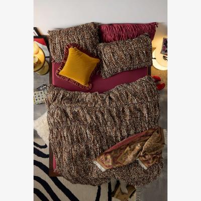 Urban Outfitters Leopard Cinched Duvet Set - Neutral King at Urban Outfitters