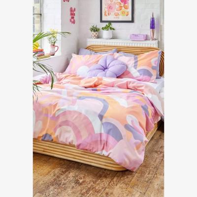 Urban Outfitters Florie Pastel Duvet Set - Assorted SINGLE at Urban Outfitters