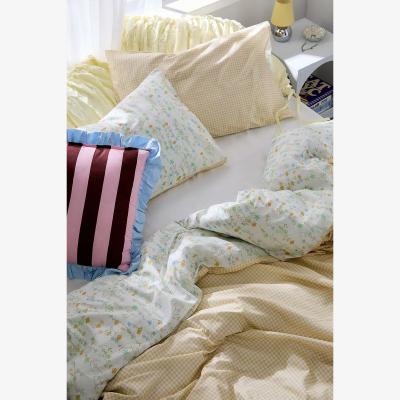 Urban Outfitters Dolly Mix Reversible Duvet Set - Yellow Double at Urban Outfitters