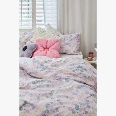 Urban Outfitters Willow Lilac Floral Duvet Set - Purple KING at Urban Outfitters