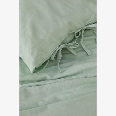 Urban Outfitters Sage Linen Duvet Set - Light Green King at Urban Outfitters