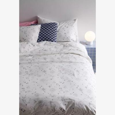 Urban Outfitters Celestial Sketch Duvet Set - Black SINGLE at Urban Outfitters