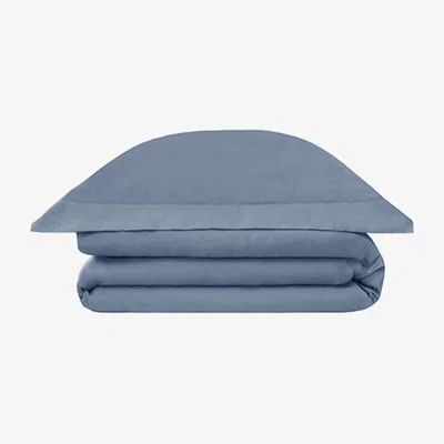 Wolf & Badger Cotton Bedding Set Silver Blue Uk Single, Us Twin + Gift Wrapping | Uk Single | Decoflux Home