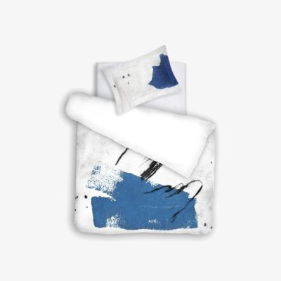 Wolf & Badger Sateen Bedding Set "Inspiration" By Artist Milena - White Graphic Digital Print - Uk Single Size | Uk Single | Decoflux Home