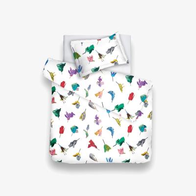 Wolf & Badger White Cotton Bedding Set Fashionista Blanc | Us Twin | Decoflux Home