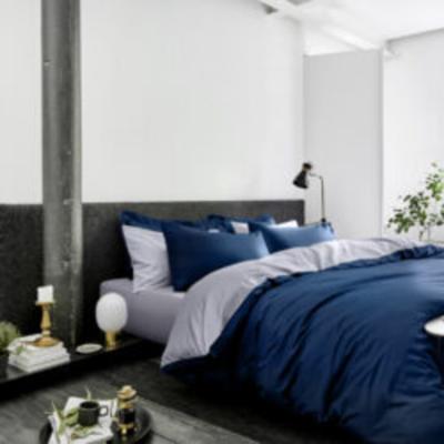Wolf & Badger Blue / Grey The Luxor Collection - Blue & Dove Grey - King Uk Super King House Babylon