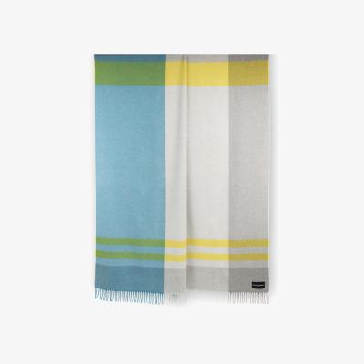 Wolf & Badger Yellow / Orange The Eternal Edition 100% Cashmere Blanket Thunor Heating & Plumbing London