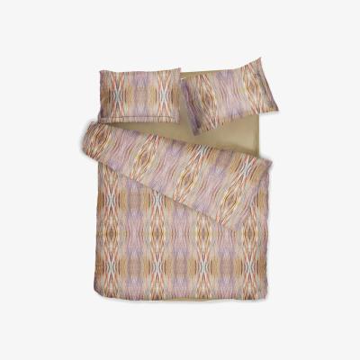 Wolf & Badger Pink / Purple Pink Cotton Bedding Set Creation Rose Uk Double, Us Full | Us Full | Decoflux Home