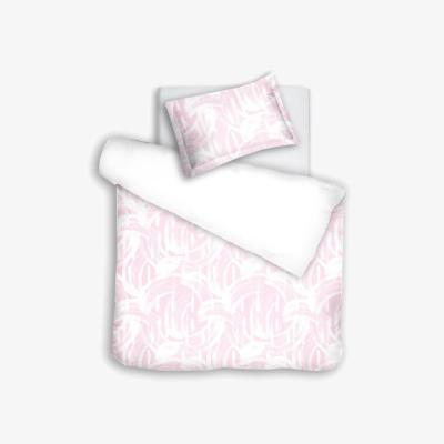 Wolf & Badger Pink / Purple Cotton Sateen Bedding Set Jazz Pink Uk Single, Us Twin | Us Twin | Decoflux Home