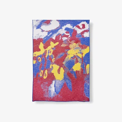 Wolf & Badger Wassily Wool Blanket By Kunsthaus Zurich X Zig Zag Zurich Zigzagzurich