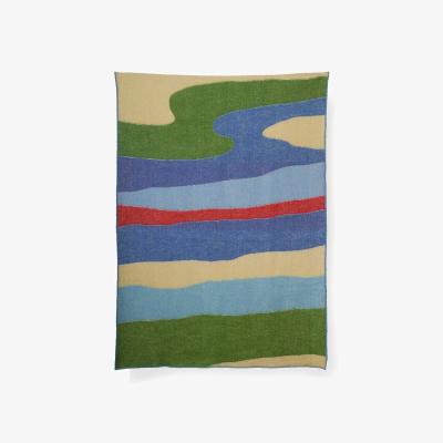 Wolf & Badger Panoramas Wool Blanket By Roland Schar Zigzagzurich