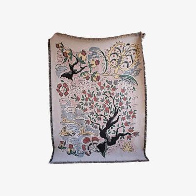 Wolf & Badger Tree Of Life Blanket Print~Sisters