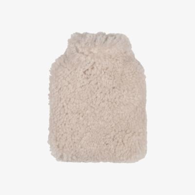 Wolf & Badger White Hot Water Bottle Cover Ivory Curly 0.2L - Micro Owen Barry