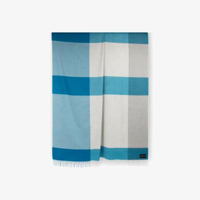 Wolf & Badger Blue The Eternal Edition 100% Cashmere Blanket Wada Heating & Plumbing London