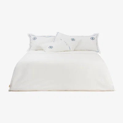 Wolf & Badger Neutrals Evil Eye Bedding Set | Us Queen | Km Home Collection