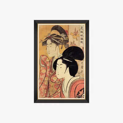 Amara MINDTHEGAP - Kitagawa Utamaro Print - Two Beauties