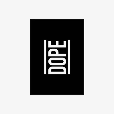 Amara Mood - Dope Black and White Print - A3