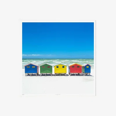 Amara Trowbridge Gallery - Beach Hut 1924 - Multi - 61x61cm