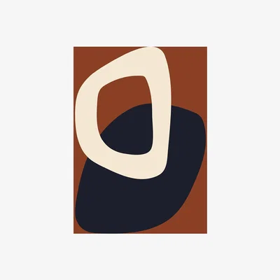 Amara Paper Collective - Solid Shapes Poster - Design 02