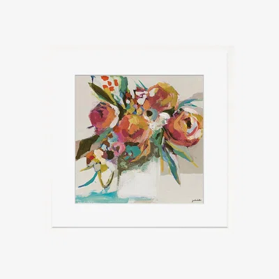 Amara Trowbridge Gallery - Jenny Westenhofer Colourful Flowers Print - Multi