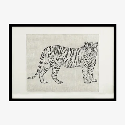 Amara Lo De Manuela - Animal Screen Print - 50x70cm - Tiger