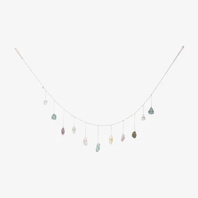Amara Ariana Ost - Rainbow Healing Crystal Garland - Silver