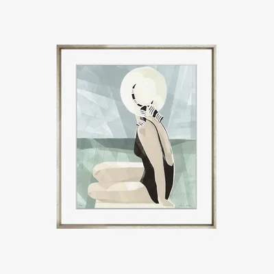 Amara Trowbridge Gallery - Alice Adams Beach Scenes - Sunbathing - 48x58cm