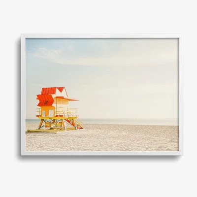 Amara David & David Studio - Miami Beach Cabine Rouge Print - 50x70cm
