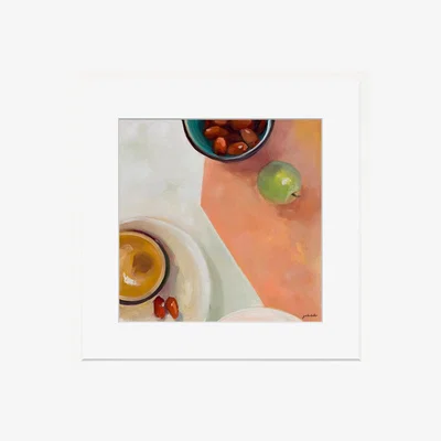 Amara Trowbridge Gallery - Jenny Westenhofer Tabletop Print - Orange/White
