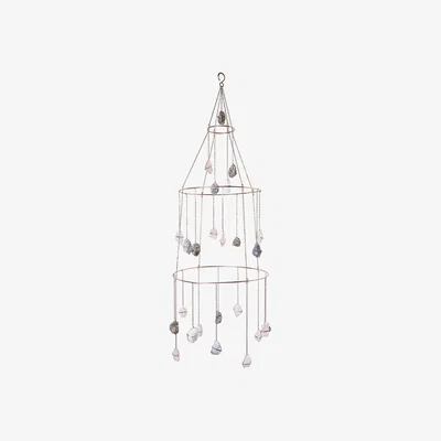 Amara Ariana Ost - Ethereal Mixed Healing Crystal Chandelier - Gold