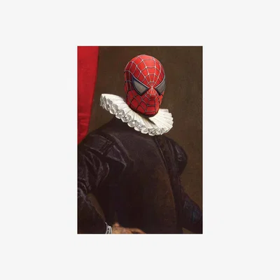 Amara Blue Shaker - Spiderman Print